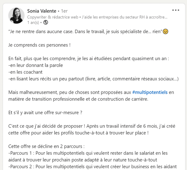 exemple post linkedin - 4 étapes pour créer un post LinkedIn qui génère plus de 50 likes