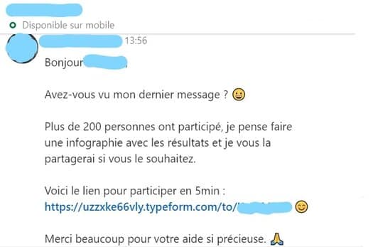 exemple email de relance