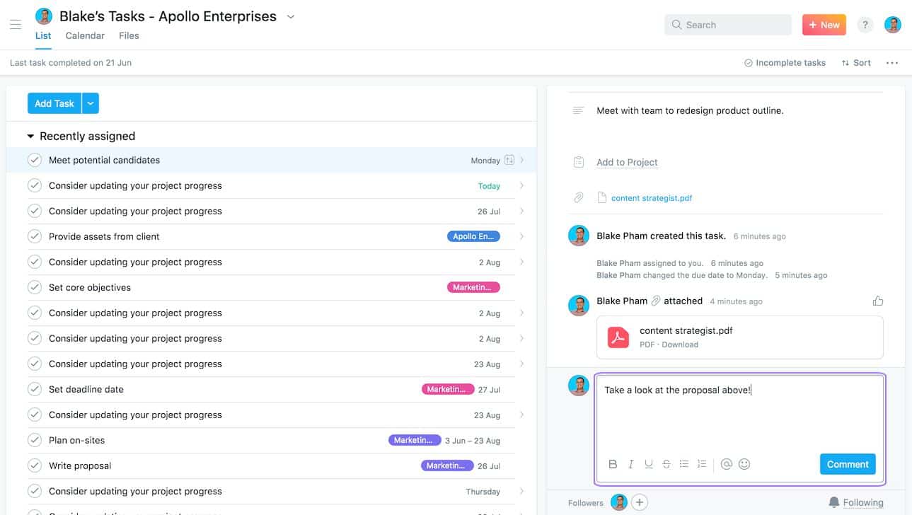 Asana : Test et fonctionnalités du logiciel de gestion de projet