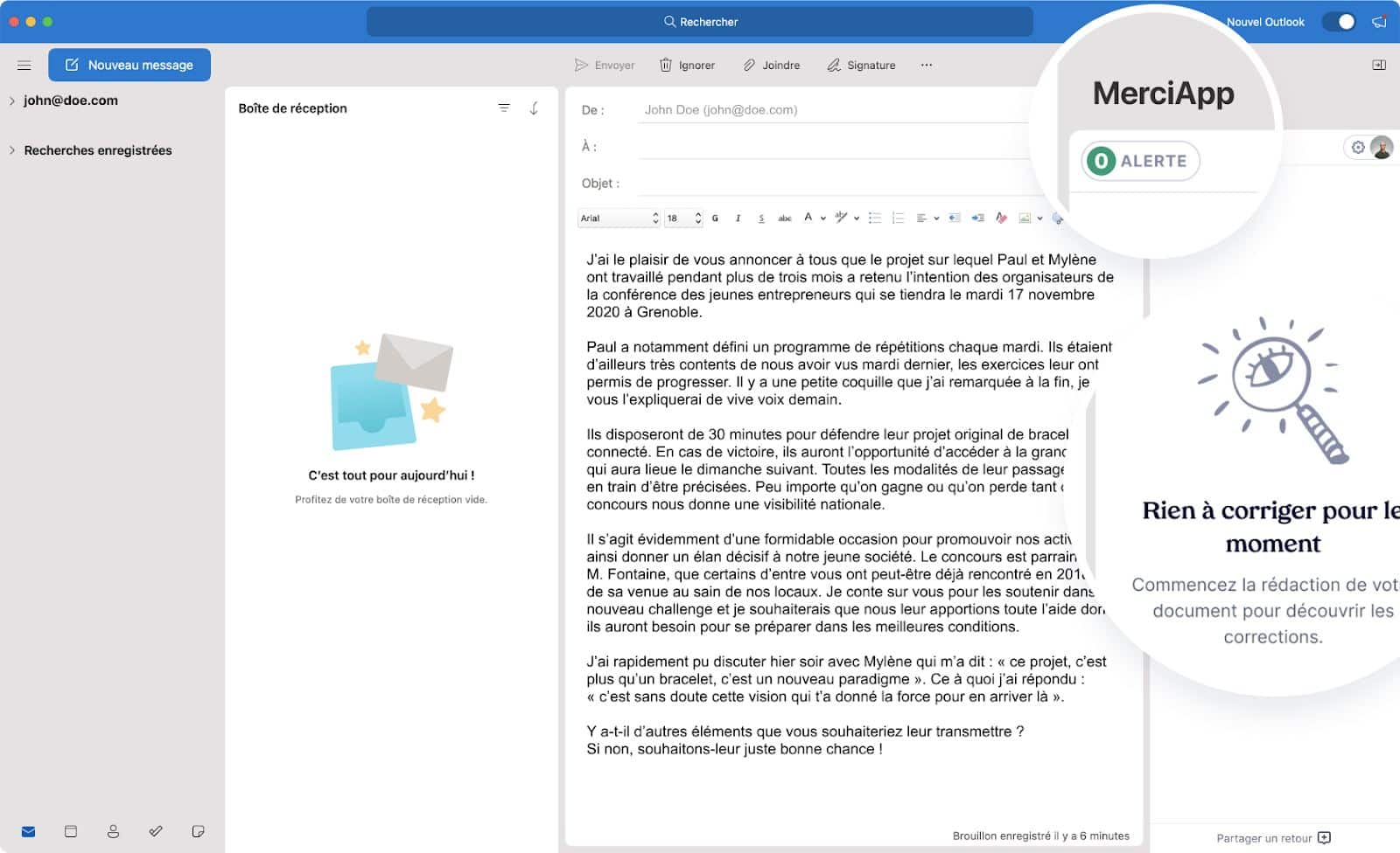 Le correcteur d'orthographe Outlook ne fonctionne pas : comment le réparer  - IONOS