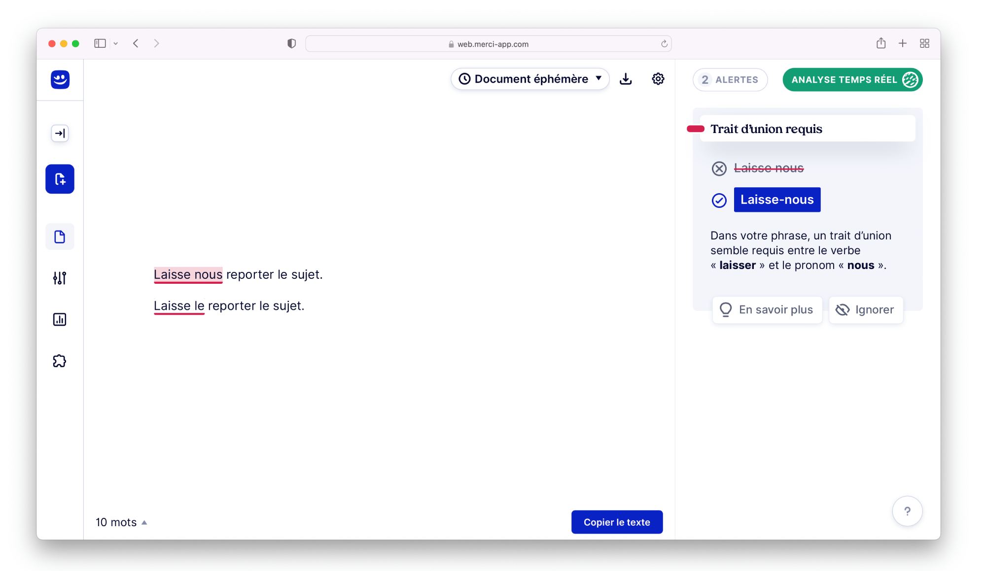 000 trait d’union - LanguageTool VS MerciApp : quel correcteur choisir ?