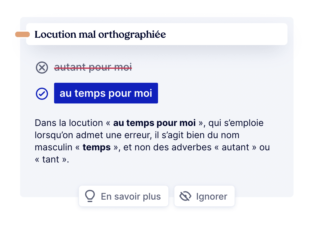 Écrit-on « de temps à autre » ou « de temps à autres » ? • MerciApp