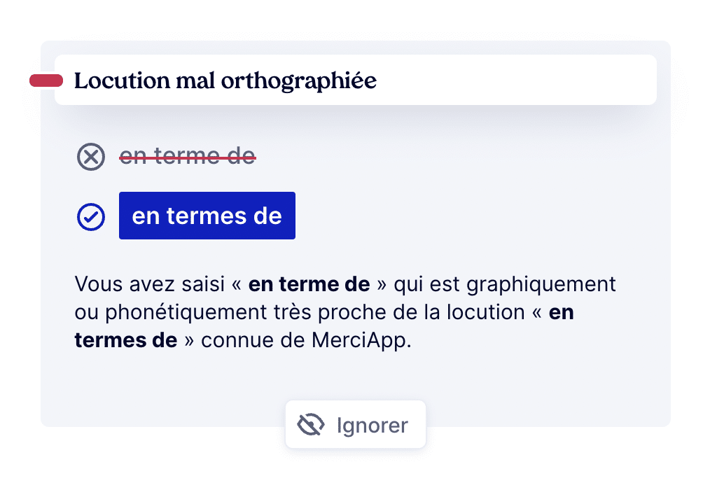 « en termes de » ou « en terme de » ?