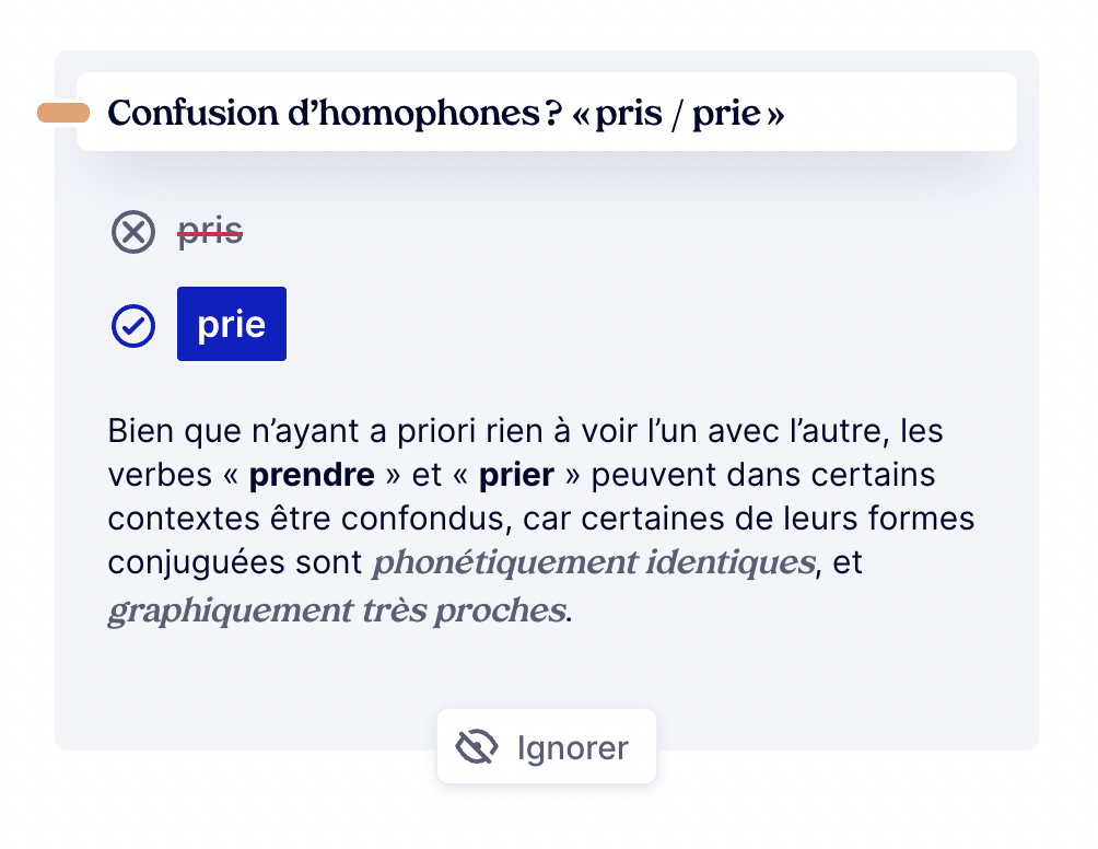 « je vous en prie » ou « je vous en pris » ?