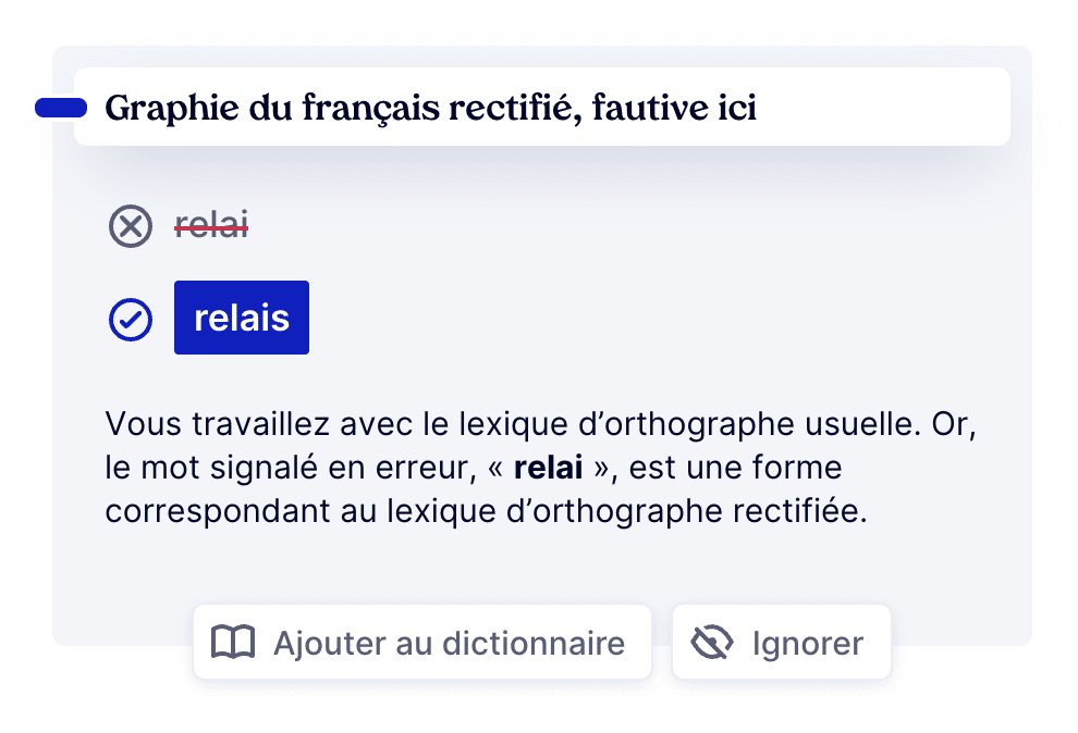 « un relai » ou « un relais »