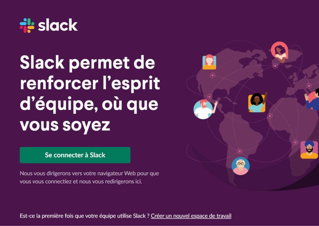 Slack plateforme de productivité