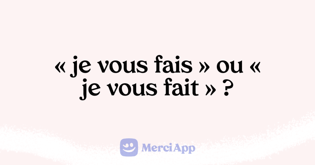 je vous fais part synonyme