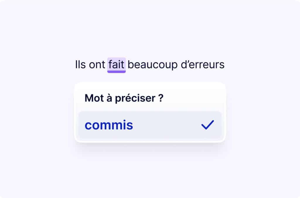 Le mot juste, à tous les coups