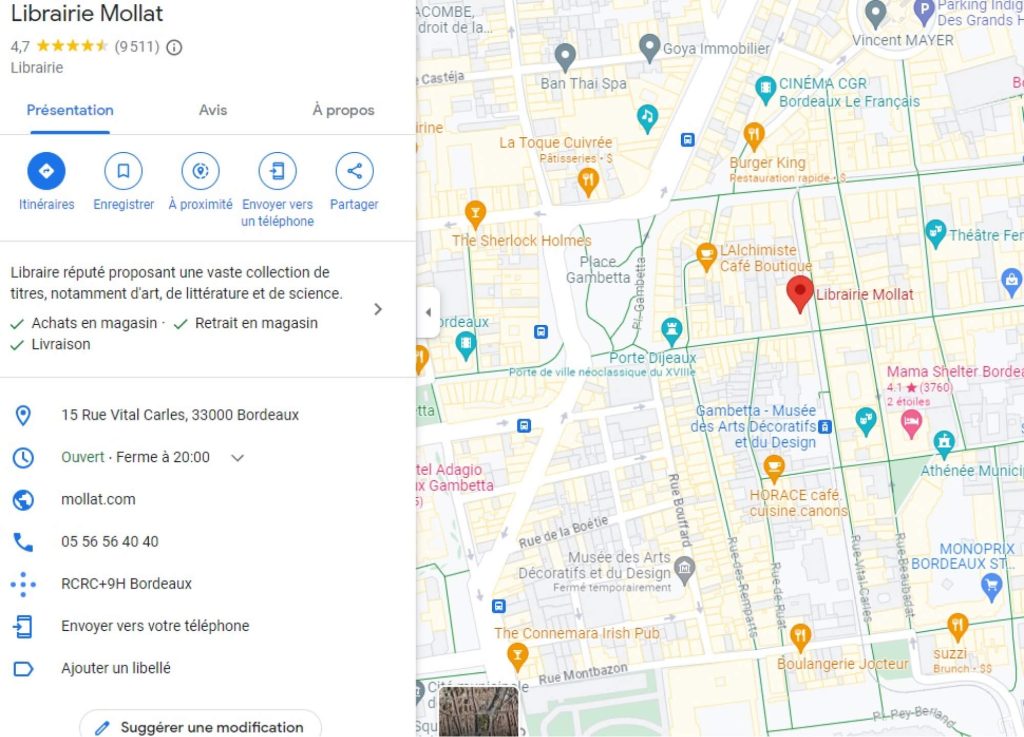 Google My business : SEO local et présence en ligne