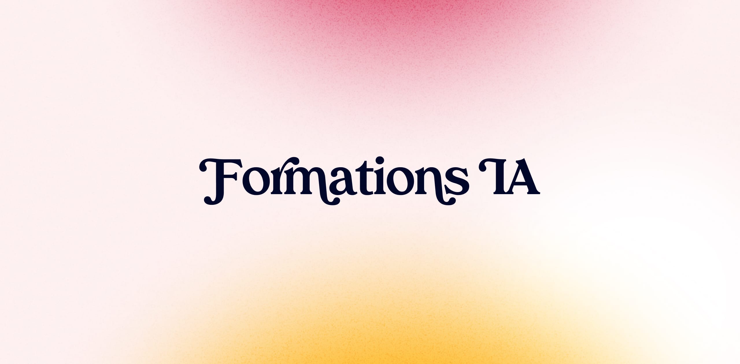 formations IA